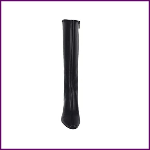 Knee-High Boots with Memory Foam, Wide Width, 2 1/4" Heel - Picture 6 of 7